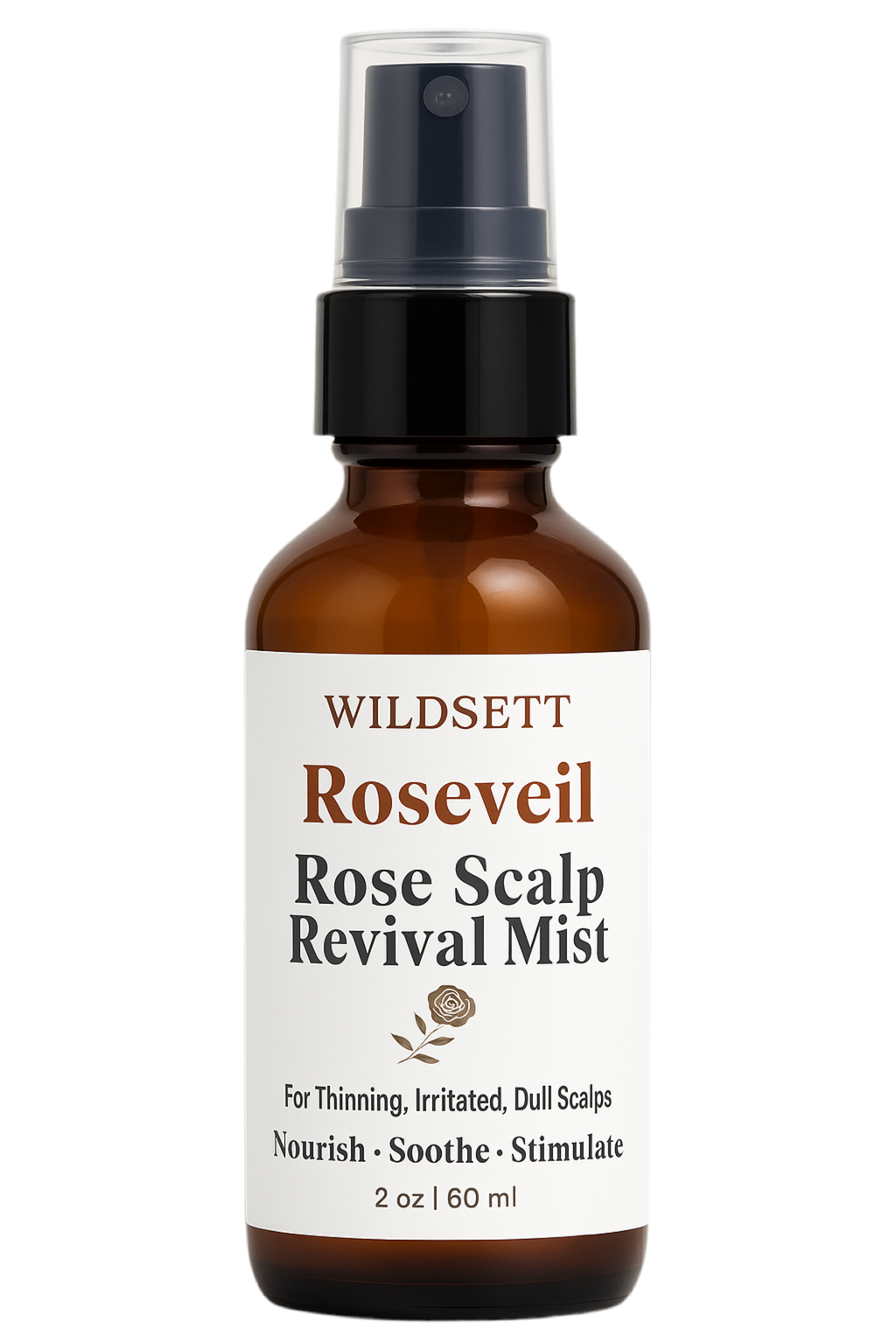 Roseveil Mist – Rose Scalp | Hair Revival Mist for Daily Use