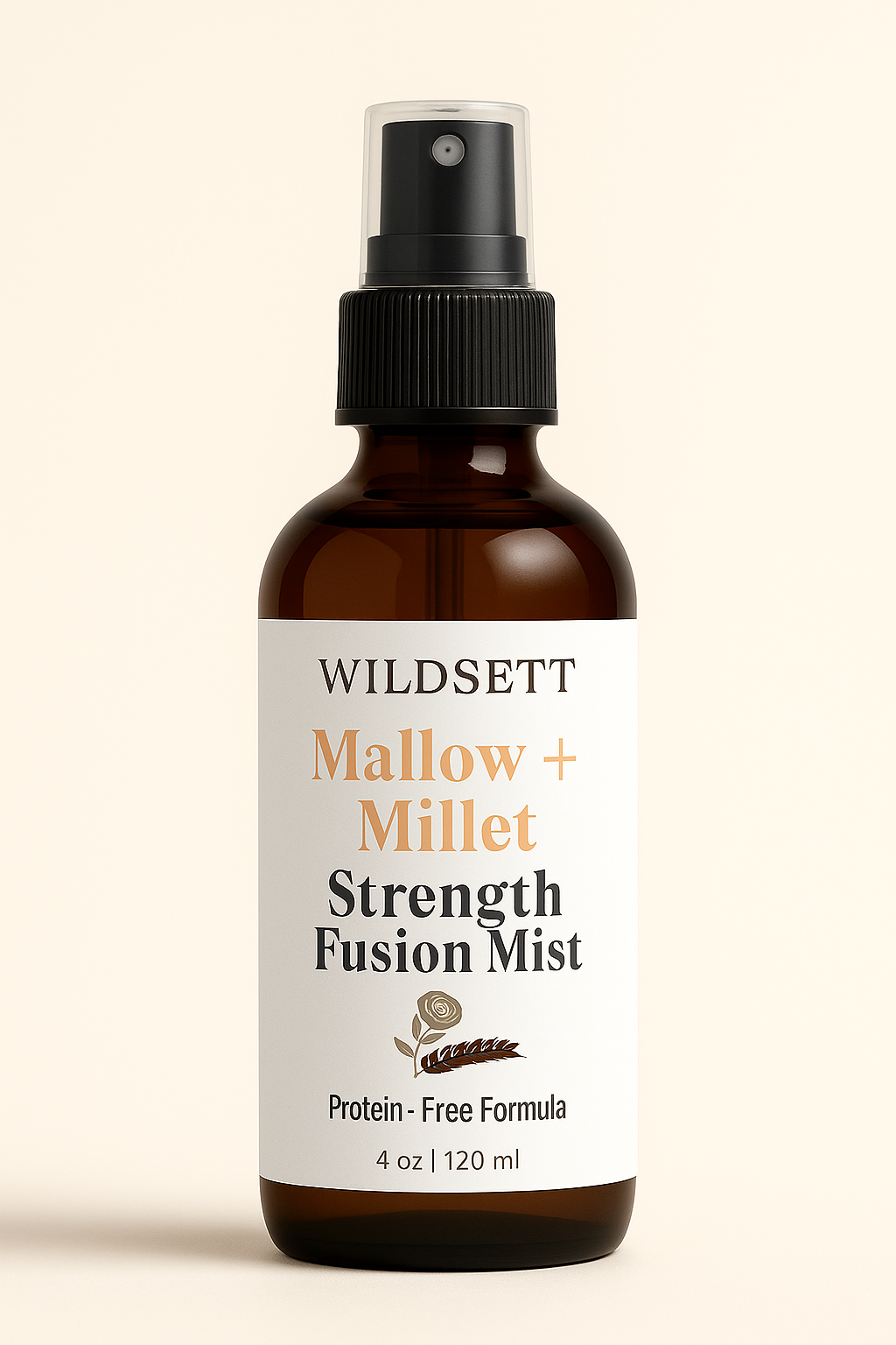 Mallow & Millet Strength Mist – Botanical Herbal Mist for Stronger Hair