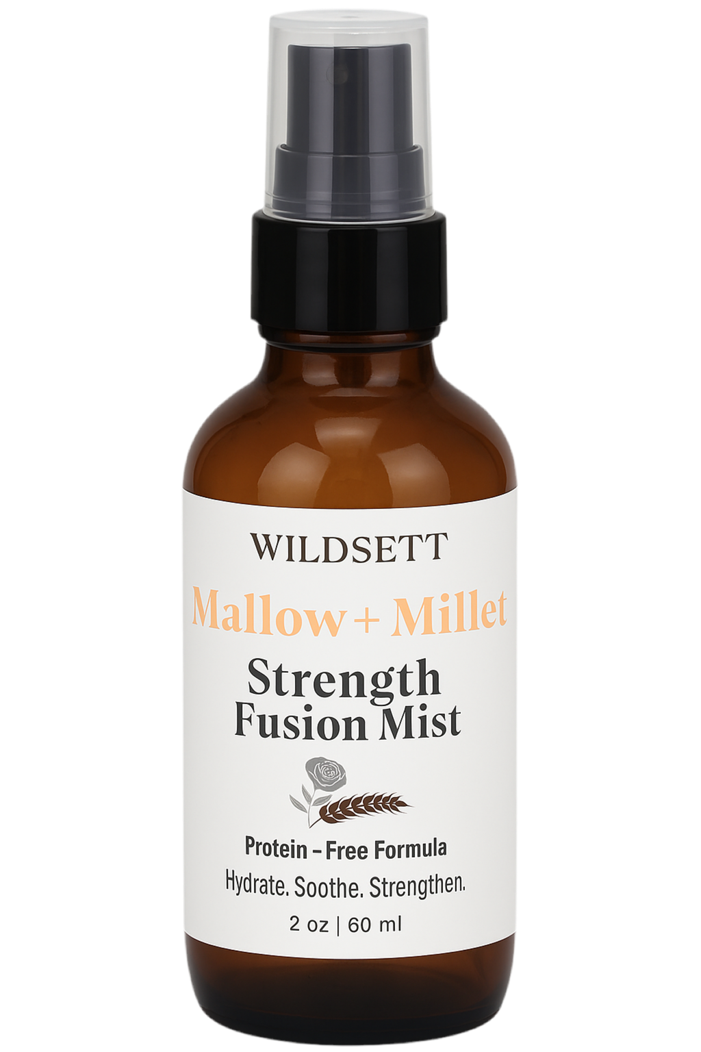 Mallow & Millet Strength Mist – Botanical Herbal Mist for Stronger Hair