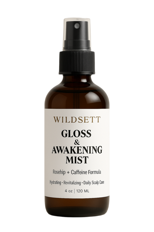 A revitalizing scalp mist that brings life back to tired roots. Infused with rose hydrosol, caffeine, and aloe, this lightweight tonic boosts microcirculation, soothes irritation, and restores scalp hydration without buildup.

Designed to awaken your roots and uplift your ritual, this mist is ideal for morning routines, post-shower resets, or midday refreshes. With every spray, it nourishes the scalp, enhances shine, and creates a calm, grounded moment.