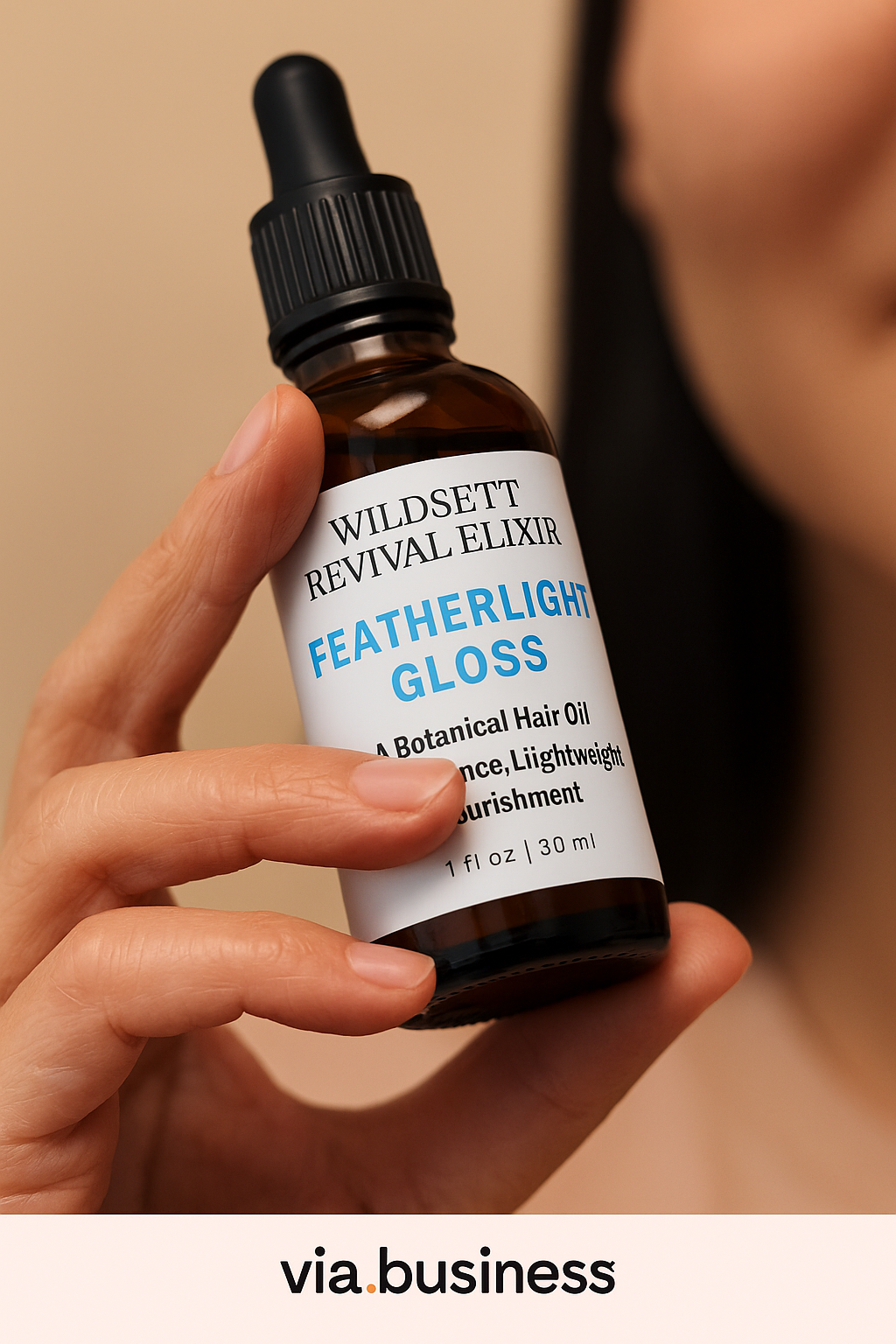 Botanical & Lightweight Hair Oil for Shine, Balance, Nourishment for Fine Hair