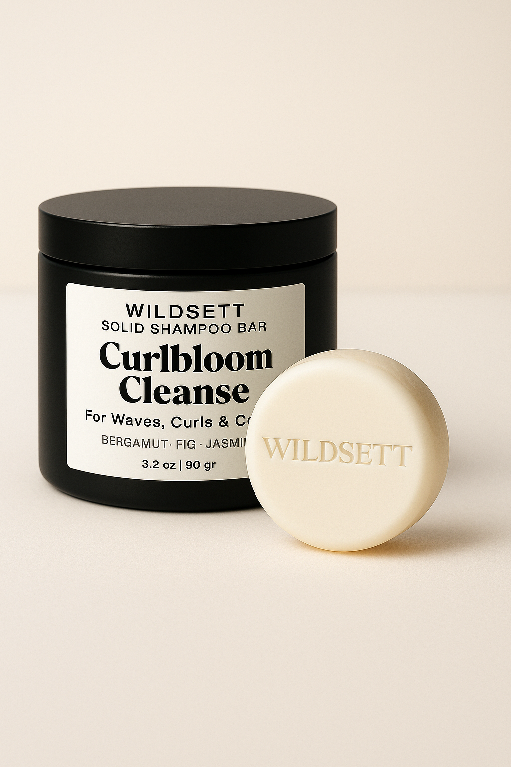 Curlbloom Cleanse gently lifts buildup while preserving natural oils and enhancing curl shape. This pH-balanced bar blends babassu oil, murumuru butter, aloe, and panthenol to hydrate the scalp and soften strands—leaving waves, curls, and coils bouncy, defined, and refreshed.