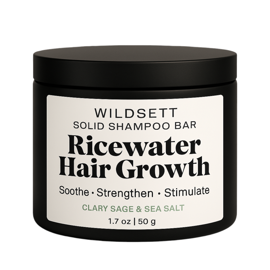 Ricewater Hair Growth – Fermented Rice Botanical Shampoo Bar for Stronger Hair