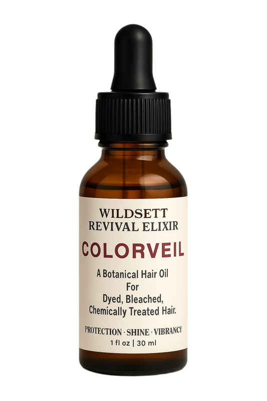 A botanical hair oil for protection, shine, and vibrancy

A gentle, reparative oil designed to restore strength, moisture, and radiance to color-treated, bleached, or chemically processed hair. Rich in protective antioxidants and omega-rich oils, this lightweight blend helps seal in color, smooth the cuticle, and reduce breakage—without buildup.