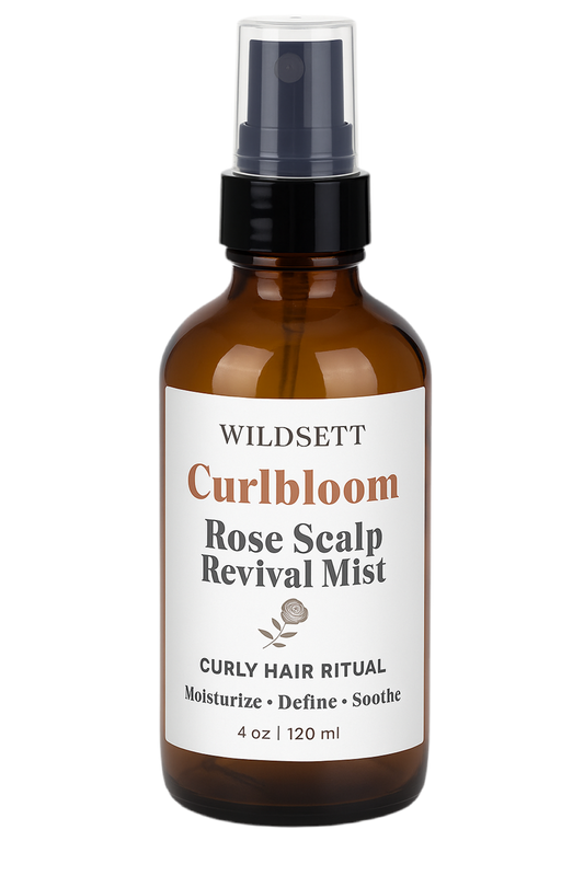 A botanical scalp tonic to calm, hydrate, and awaken hair roots. Infused with organic rose hydrosol, aloe vera, and rosemary to promote balance, softness, and strength,&nbsp;this silicone-free formula delivers moisture and slip without frizz or buildup. Perfect for curly, coily, or wavy textures that crave balance, bounce, and root nourishment.