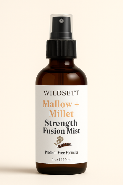 Mallow & Millet Strength Mist – Botanical Herbal Mist for Stronger Hair