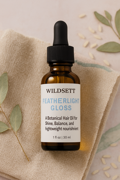 Botanical & Lightweight Hair Oil for Shine, Balance, Nourishment for Fine Hair