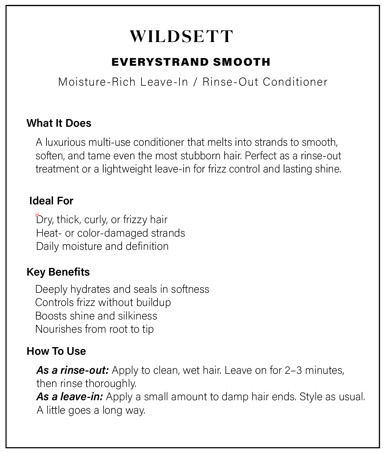 Everystrand Smooth – Botanical Solid Conditioner Bar for All Hair Types