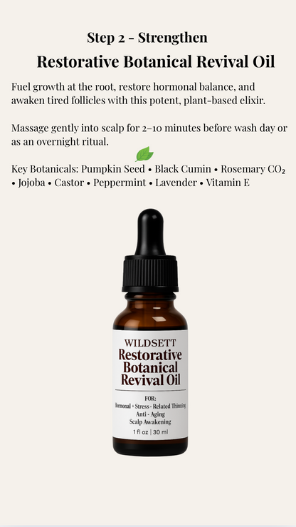 For Hormonal + Stress-Related Thinning | Anti-Aging | Scalp Awakening

Stress. Hormones. Time.

They shape our lives — and sometimes, they show up in our hair.

Thinning strands, a reactive scalp, or a sudden loss of vibrancy aren’t just surface concerns. They’re signs from within — invitations to slow down, to nourish, and to restore.