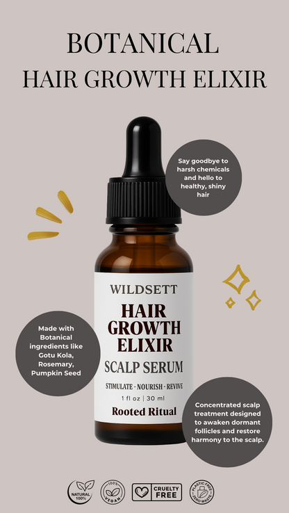 This lightweight, non-greasy elixir is a concentrated scalp treatment designed to awaken dormant follicles and restore harmony to the scalp. Infused with potent botanicals like rosemary CO₂, pumpkin seed oil, and gotu kola, it delivers essential nutrients directly to the root, helping stimulate growth, reduce shedding, and soothe scalp tension.